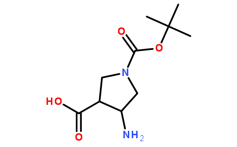 (3S,4S)-4-amino-1-(tert-butoxycarbonyl)pyrrolidine-3-carboxylic acid