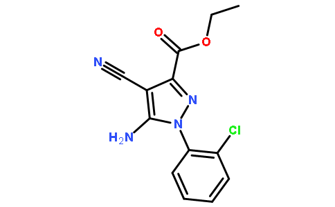 5-氨基-1-(2-氯苯基)-4-氰基吡唑-3-羧酸乙酯
