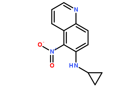 6-(环丙基氨基)-5-硝基喹啉