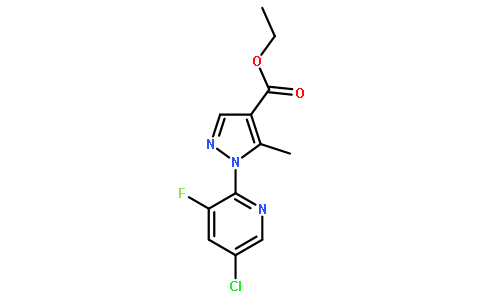 1-(5-氯-3-氟吡啶-2-基)-5-甲基吡唑-4-羧酸乙酯