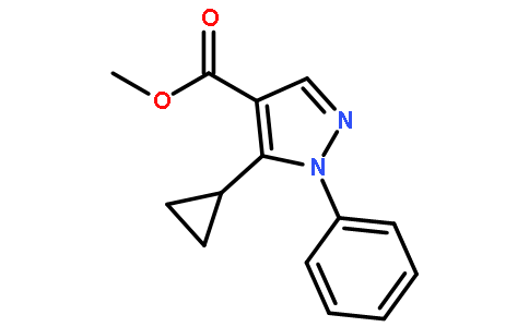5-环丙基-1-苯基吡唑-4-羧酸甲酯