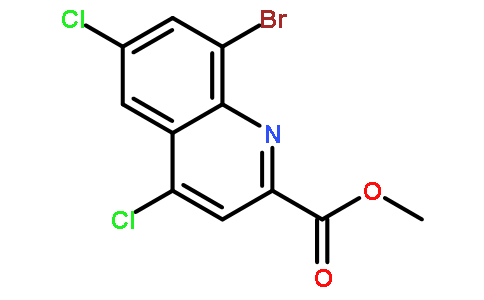 8-溴-4,6-二氯喹啉-2-羧酸甲酯