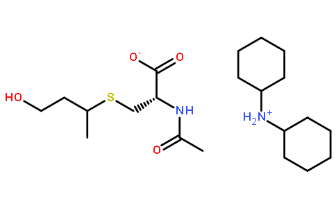 N-乙酰-S-(3-羟丙基-1-甲基)-L-2-氨基-3-巯基丙酸盐二环己基胺