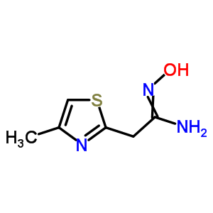 (E)-N’-羟基-2-(4-甲基噻唑-2-基)乙脒