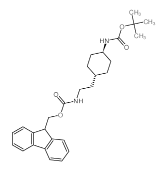 tert-Butyl trans-4-[2-(9H-fluoren-9-ylmethoxy-carbonylamino)ethyl]cyclohexylcarbamate