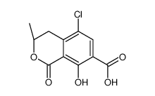 (3R)-5-Chloro-8-hydroxy-3-methyl-1-oxo-3,4-dihydro-1H-isochromene -7-carboxylic acid