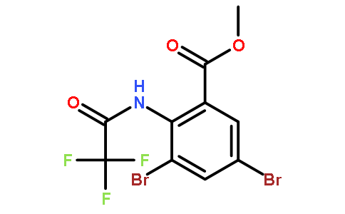 3,5-二溴-2-[(2,2,2-三氟乙酰基)氨基]苯甲酸甲酯