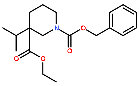 3-(1-甲基乙基)-1,3-哌啶二羧酸 3-乙基 1-(苯基甲基)酯