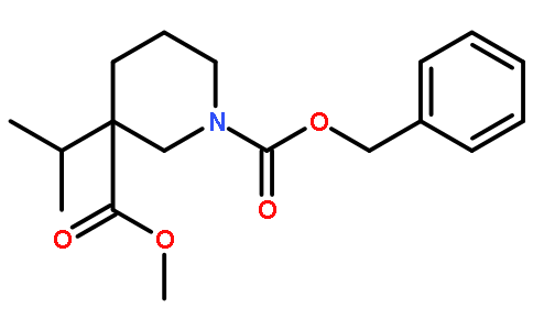 1-Cbz-3-异丙基哌啶-3-羧酸甲酯