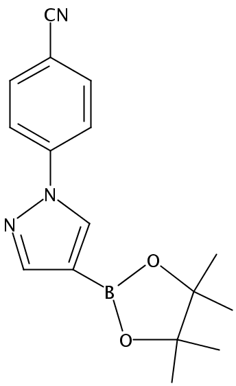 4-(4-(4,4,5,5-Tetramethyl-1,3,2-dioxaborolan-2-yl)-1H-pyrazol-1-yl)benzonitrile