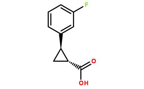 rel-(1R,2R)-2-(3-氟苯基)环丙烷-1-羧酸