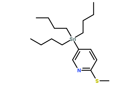2-甲基硫代-5-(三正基锡)吡啶