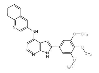 N-[2-(3,4,5-三甲氧基苯基)-1H-吡咯并[2,3-b]-4-吡啶]-3-氨基喹啉