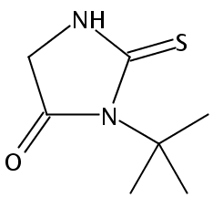 4-Imidazolidinone, 3-(1,1-dimethylethyl)-2-thioxo-