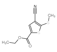 4-氰基-5-甲硫基噻吩-2-甲酸乙酯