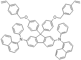 9,9-二[4-[(4-乙烯基苯基)甲氧基]苯基]-N2,N7-二-1-萘基-N2,N7-二苯基-9H-芴-2,7-二胺