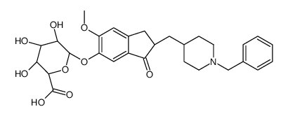 (2S,3S,4S,5R,6S)-6-[[2-[(1-benzylpiperidin-4-yl)methyl]-6-methoxy-3-oxo-1,2-dihydroinden-5-yl]oxy]-3,4,5-trihydroxyoxane-2-carboxylic acid