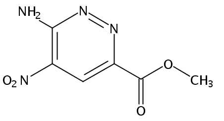 METHYL 6-AMINO-5-NITROPYRIDAZINE-3-CARBOXYLATE