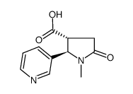 (2R,3S)-1-methyl-5-oxo-2-pyridin-3-ylpyrrolidine-3-carboxylic acid