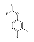 1-Bromo-4-(difluoromethoxy)-2-methylbenzene