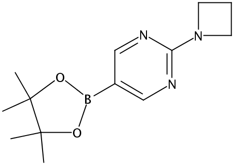2-(Azetidin-1-yl)-5-(4,4,5,5-tetramethyl-1,3,2-dioxaborolan-2-yl)pyrimidine