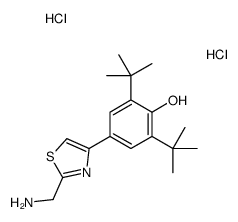 4-[2-(aminomethyl)-1,3-thiazol-4-yl]-2,6-ditert-butylphenol,dihydrochloride