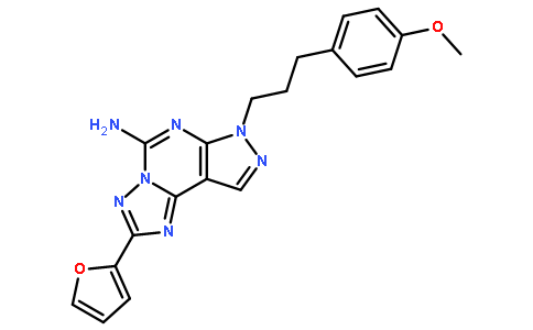 2-(2-呋喃基)-7-[3-(4-甲氧基苯基)丙基]-7H-吡唑并[4,3-e][1,2,4]噻唑并[1,5-c]嘧啶-5-胺