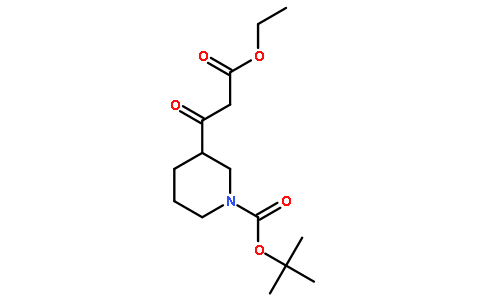 3-(3-乙氧基-3-氧代丙酰)哌啶-1-甲酸叔丁酯