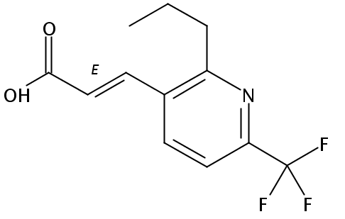 3-（2-丙基-6-（三氟甲基）吡啶基）丙烯酸