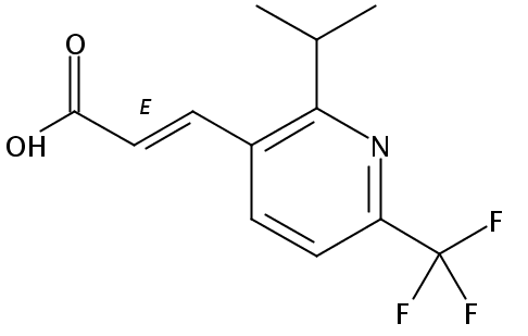 (E)-3-(2-isopropyl-6-(trifluoromethyl)pyridin-3-yl)acrylic acid