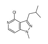 4-chloro-1-methyl-3-(2-methylpropyl)pyrazolo[4,3-c]pyridine