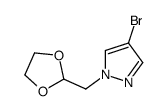 4-bromo-1-(1,3-dioxolan-2-ylmethyl)pyrazole