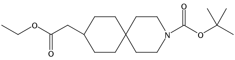 3-?[(1,?1-?dimethylethoxy)?carbonyl]?-3-?Azaspiro[5.5]?undecane-?9-?acetic acid? ethyl ester