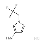 1-(2,2,2-trifluoroethyl)pyrazol-4-amine,hydrochloride