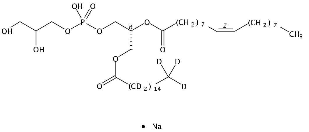 1-palmitoyl-d31-2-oleoyl-sn-glycero-3-[phospho-rac-(1-glycerol)] (sodium salt)