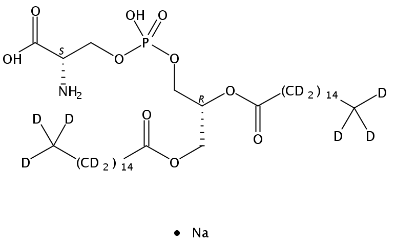 1,2-dipalmitoyl-d62-sn-glycero-3-[phospho-L-serine] (sodium salt)