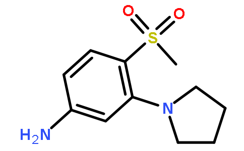3-吡咯烷-1-基-4-(甲基磺酰基)苯胺