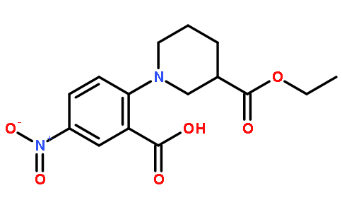 2-[3-(乙氧基羰基)哌啶-1-基]-5-硝基苯甲酸