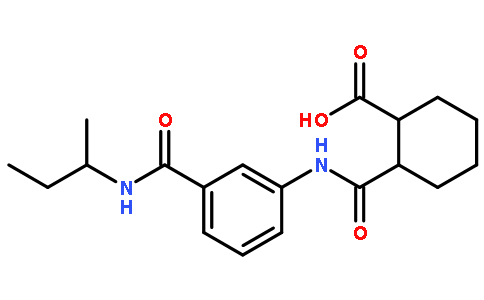 2-({3-[(sec-Butylamino)carbonyl]anilino}carbonyl)-cyclohexanecarboxylic acid