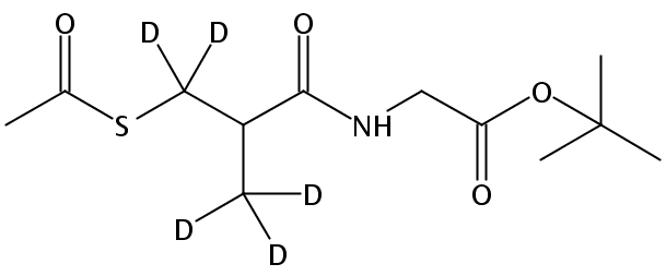 N-(3-Acetylthio-2-methylpropanoyl)glycine tert-Butyl Ester-d5