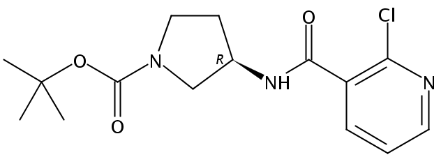 (R)-tert-Butyl 3-(2-chloronicotinamido)pyrrolidine-1-carboxylate