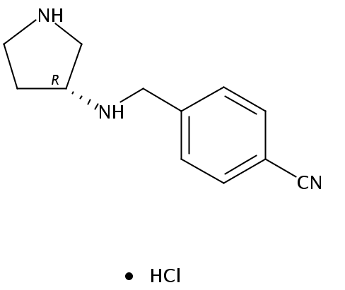 (R)-4-((Pyrrolidin-3-ylamino)methyl)benzonitrile hydrochloride