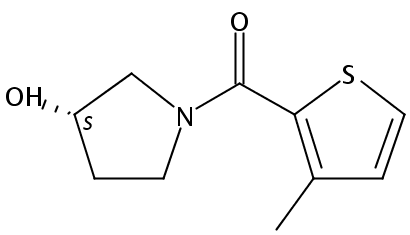 (S)-(3-Hydroxypyrrolidin-1-yl)(3-methylthiophen-2-yl)methanone
