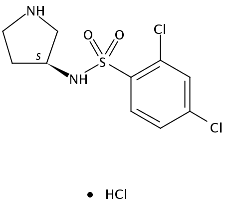 (S)-2,4-Dichloro-N-(pyrrolidin-3-yl)benzenesulfonamide hydrochloride