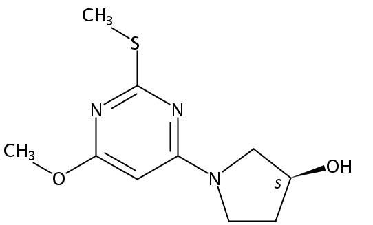 (S)-1-(6-Methoxy-2-(methylthio)pyrimidin-4-yl)pyrrolidin-3-ol