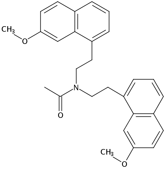 N,N-双[2-(7-甲氧基-1-萘基)乙基]-乙酰胺