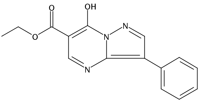 • Pyrazolo[1,5-a]pyrimidine-6-carboxylic acid, 7-hydroxy-3-phenyl-, ethyl ester