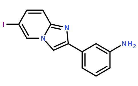 3-(6-碘咪唑[1,2-a]-2-吡啶)-苯胺