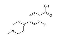 2-氟-4-(4-甲基-1-哌嗪基)苯甲酸