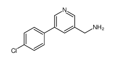 [5-(4-chlorophenyl)pyridin-3-yl]methanamine